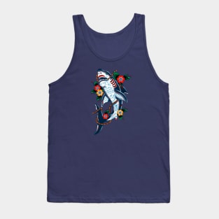 SHARK TRADITIONAL TATTOO Tank Top